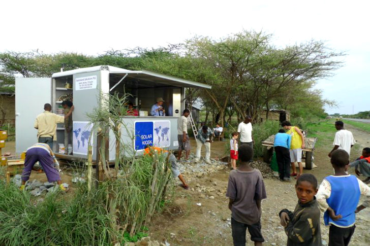 اولین دکه خورشیدی جهان جهت فروش مواد غذایی در اتیوپی افتتاح شده است
