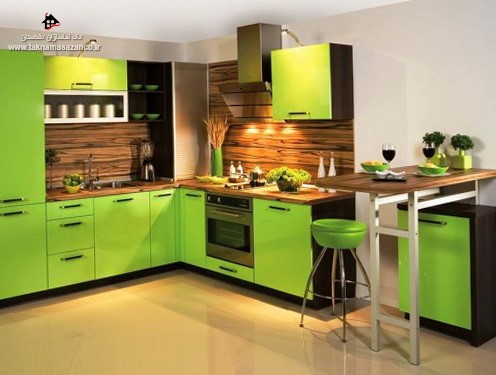  انتخاب دکوراسیون منزل با طعم رنگ سبز!